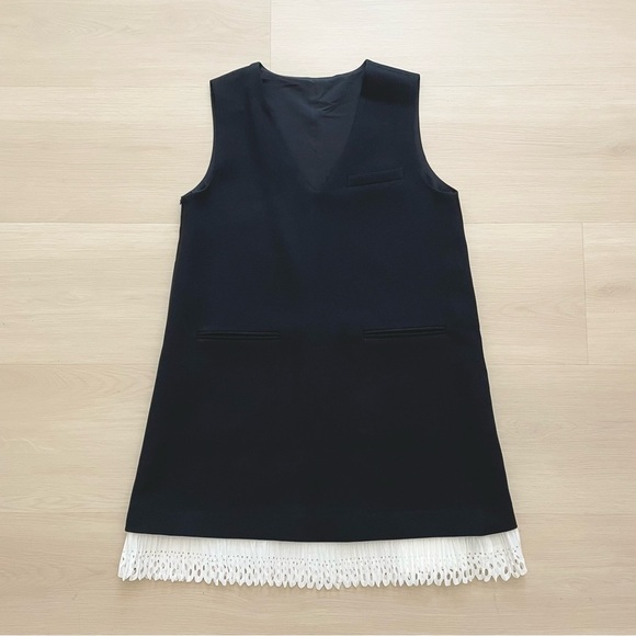 Lion & Cat sleeveless lace trimmed blazer dress S - Picture 3 of 10